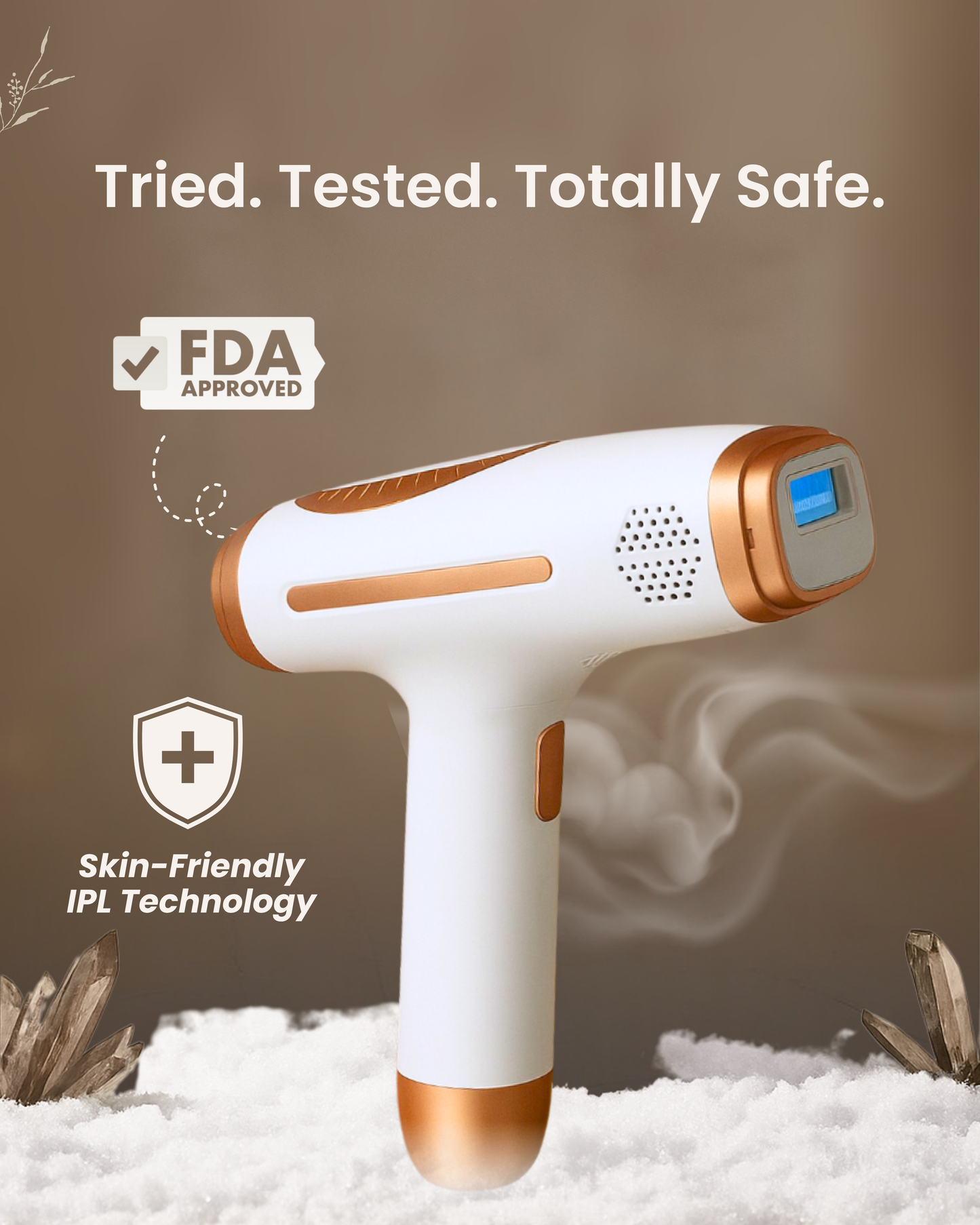 Painless, At-Home Hair Removal—Zlay IPL Hair Remover Device