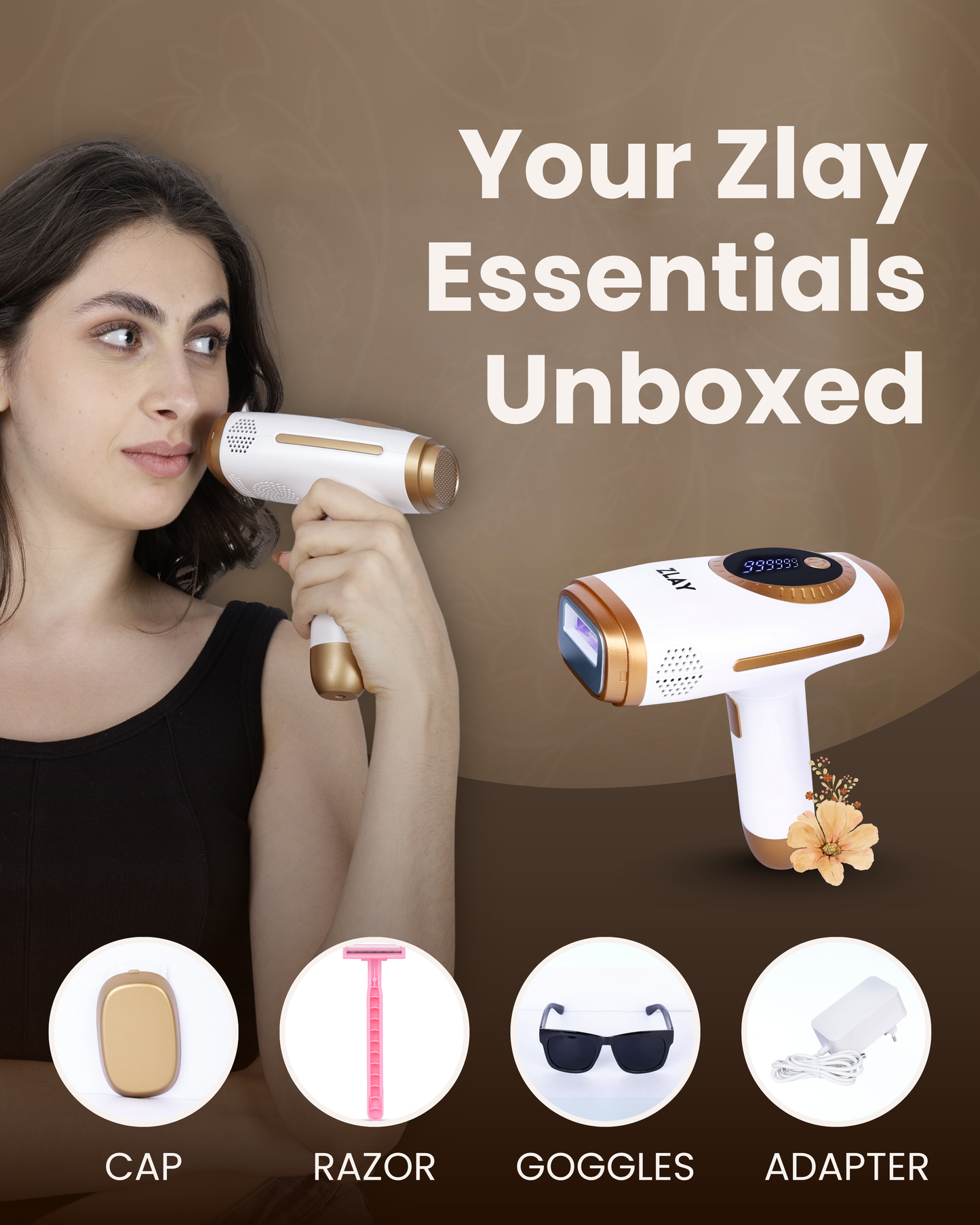 Painless, At-Home Hair Removal—Zlay IPL Laser Hair Remover Device